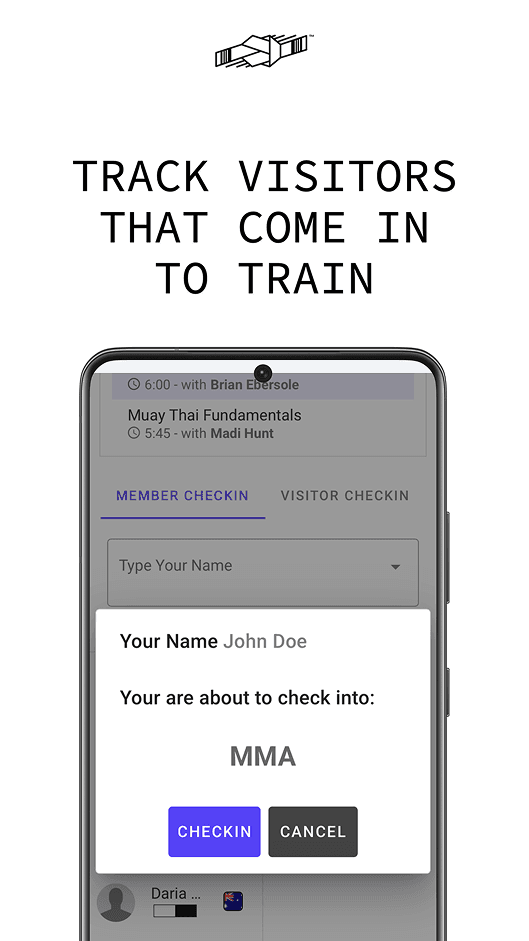Track Visitors That Come In To Train