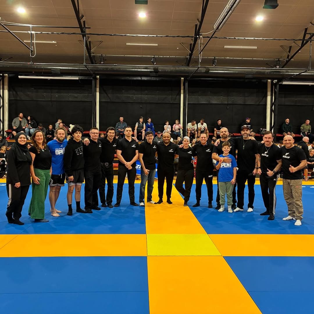 NZBJJF event staff & WāhiBJJ competitors